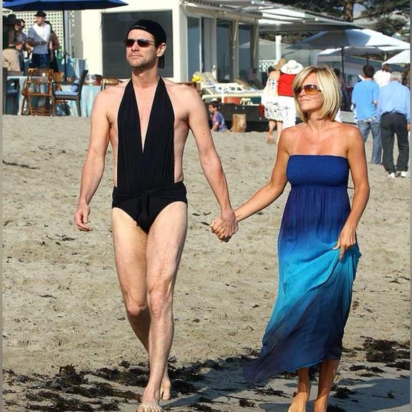 Carmen Marc Valvo Sexy Black One Piece Swimsuit - Picture 5 of 7